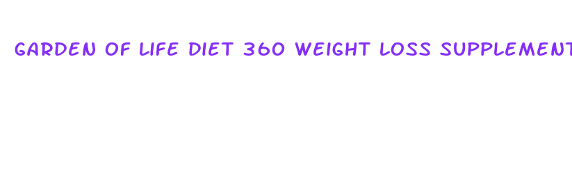 garden of life diet 360 weight loss supplement reviews