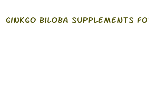 ginkgo biloba supplements for weight loss