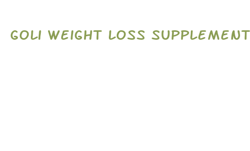 goli weight loss supplement