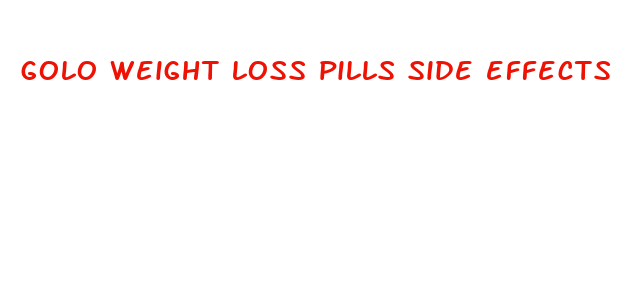 golo weight loss pills side effects