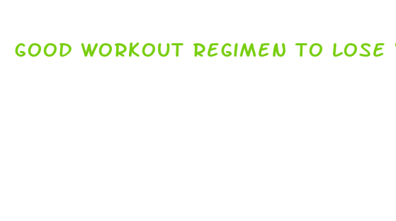 good workout regimen to lose weight fast