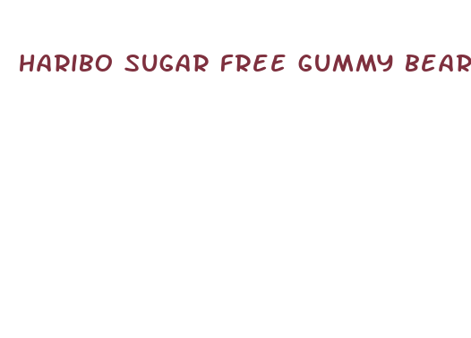 haribo sugar free gummy bears keto