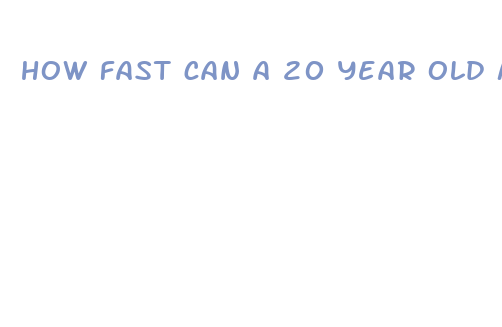 how fast can a 20 year old male lose weight