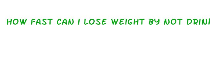 how fast can i lose weight by not drinking soda