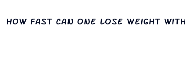 how fast can one lose weight without eating