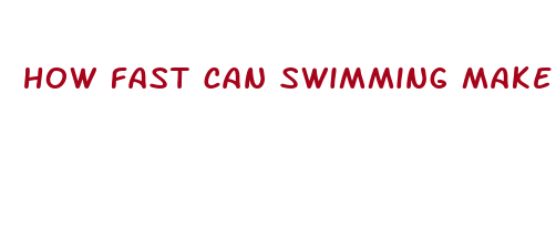 how fast can swimming make you lose weight