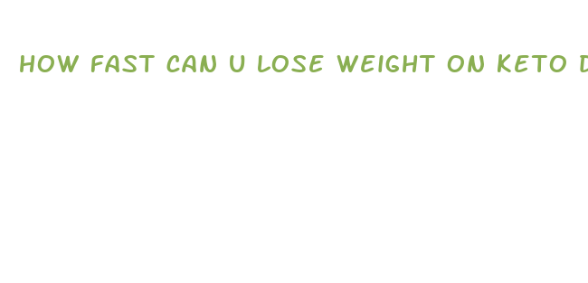 how fast can u lose weight on keto diet