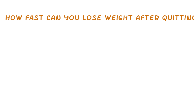 how fast can you lose weight after quitting drinking