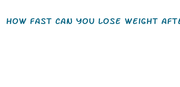 how fast can you lose weight after stopping drinking