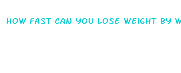 how fast can you lose weight by walking everyday