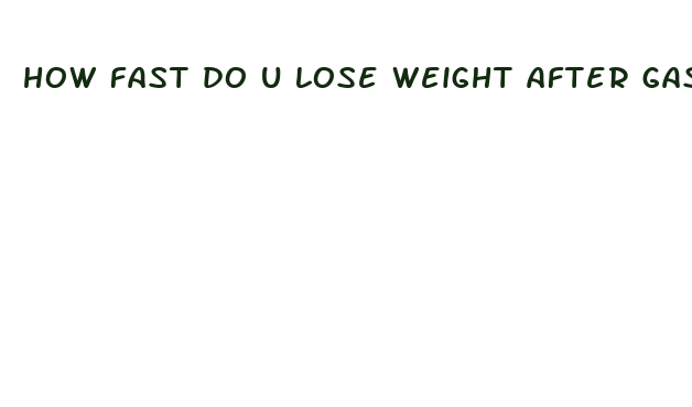 how fast do u lose weight after gastric sleeve