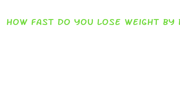 how fast do you lose weight by drinking water