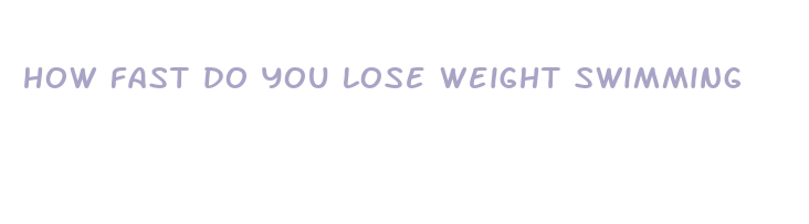 how fast do you lose weight swimming