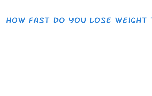 how fast do you lose weight taking laxatives