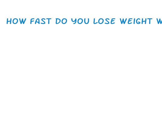 how fast do you lose weight with als