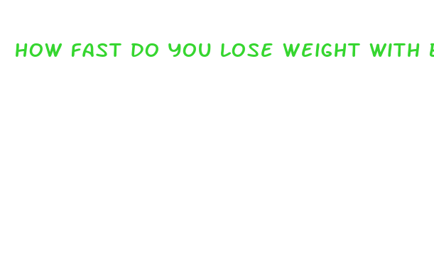 how fast do you lose weight with bariatric surgery