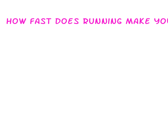 how fast does running make you lose weight