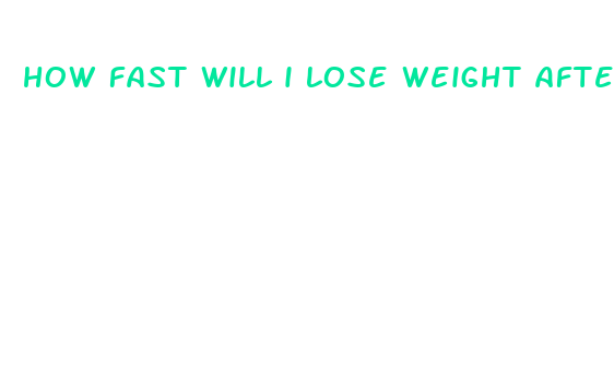 how fast will i lose weight after an abortion