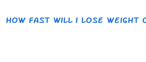 how fast will i lose weight on herbalife shakes