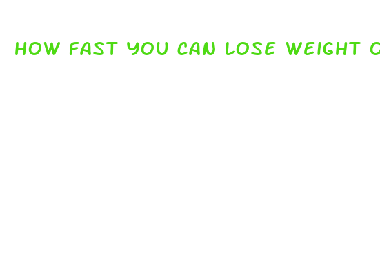 how fast you can lose weight on keto