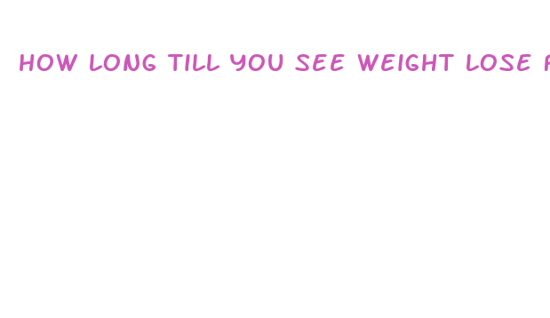 how long till you see weight lose from crescendo fasting