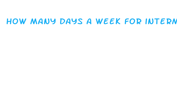 how many days a week for intermittent fasting