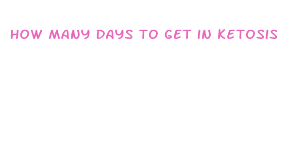 how many days to get in ketosis