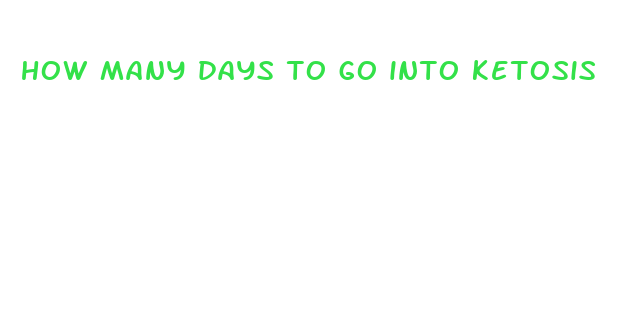 how many days to go into ketosis