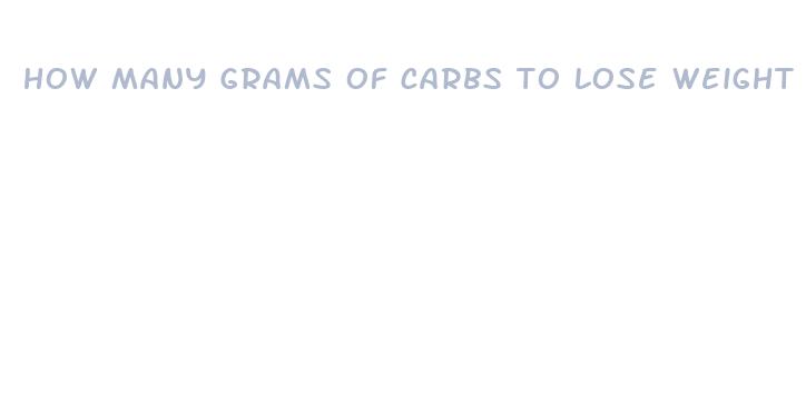 how many grams of carbs to lose weight fast