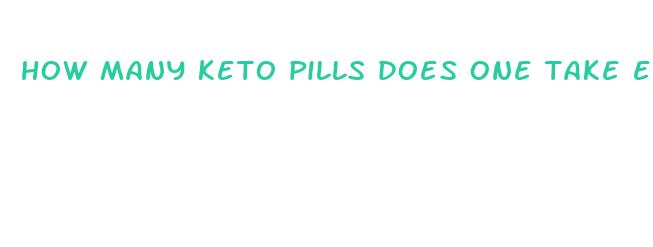 how many keto pills does one take each day