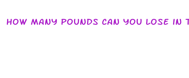 how many pounds can you lose in two weeks