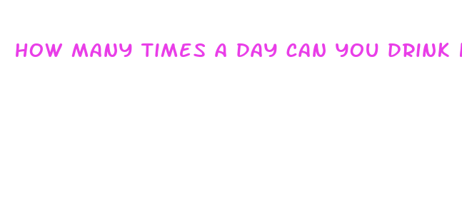 how many times a day can you drink ketones