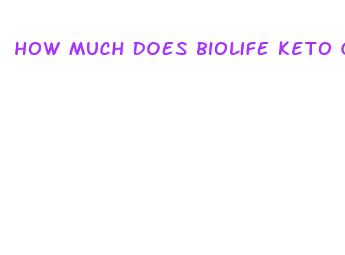 how much does biolife keto gummies cost