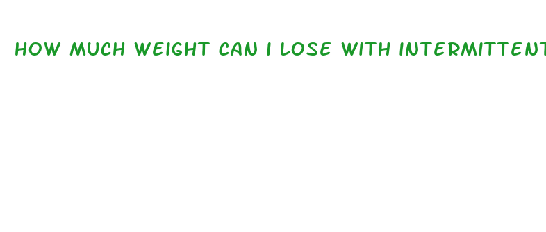 how much weight can i lose with intermittent fasting 20 4