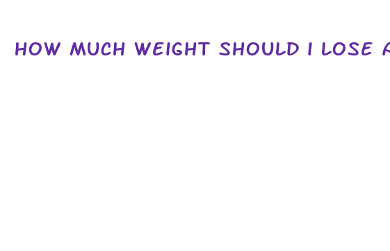 how much weight should i lose a week