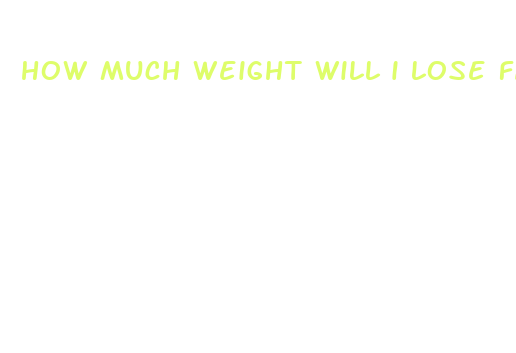 how much weight will i lose fasting calculator