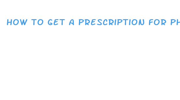 how to get a prescription for phentermine