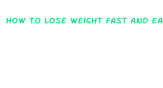 how to lose weight fast and easy without exercise