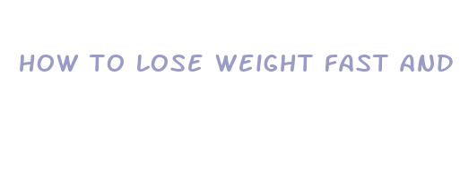 how to lose weight fast and simple