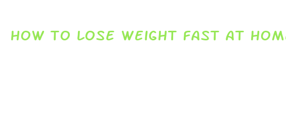 how to lose weight fast at home without exercise free