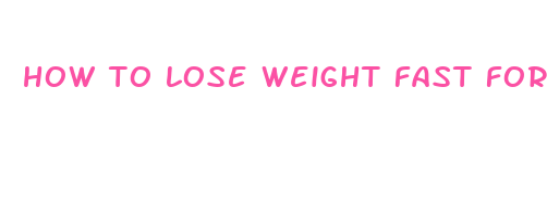 how to lose weight fast for a teenager