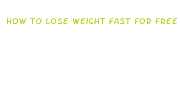 how to lose weight fast for free