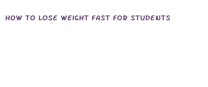 how to lose weight fast for students