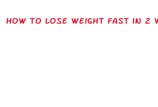 how to lose weight fast in 2 weeks meal plan