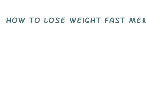 how to lose weight fast menu