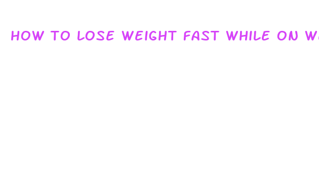 how to lose weight fast while on weight watchers