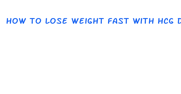 how to lose weight fast with hcg drops