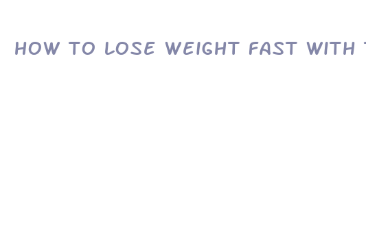 how to lose weight fast with thyroid problems