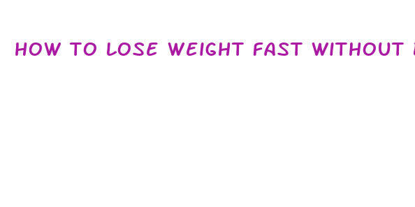 how to lose weight fast without belly flab