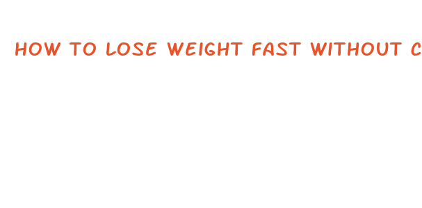 how to lose weight fast without crash dieting